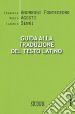 Guida alla traduzione del testo latino libro