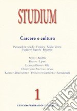 Studium (2017). Vol. 1: Carcere e cultura libro