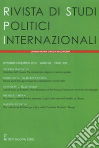 Rivista di studi politici internazionali (2016). Vol. 4 libro