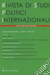 Rivista di studi politici internazionali (2017). Vol. 3 libro