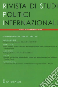 Rivista di studi politici internazionali (2018). Vol. 1 libro