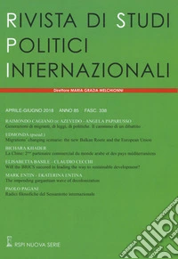 Rivista di studi politici internazionali (2018). Vol. 2 libro
