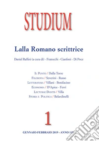 Studium (2019). Vol. 1: Lalla Romano scrittrice libro