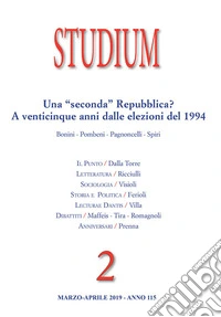 Studium (2019). Vol. 2: Una «seconda» Repubblica? A venticinque anni dalle elezioni del 1994 libro