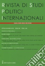 Rivista di studi politici internazionali (2019). Vol. 2 libro