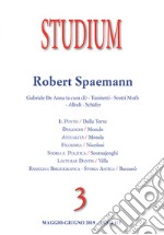 Studium (2019). Vol. 3: Robert Spaemann libro