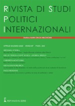 Rivista di studi politici internazionali (2020). Vol. 2 libro