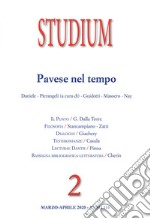 Studium (2020). Vol. 2: Pavese nel tempo libro