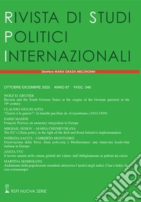 Rivista di studi politici internazionali (2020). Vol. 4 libro