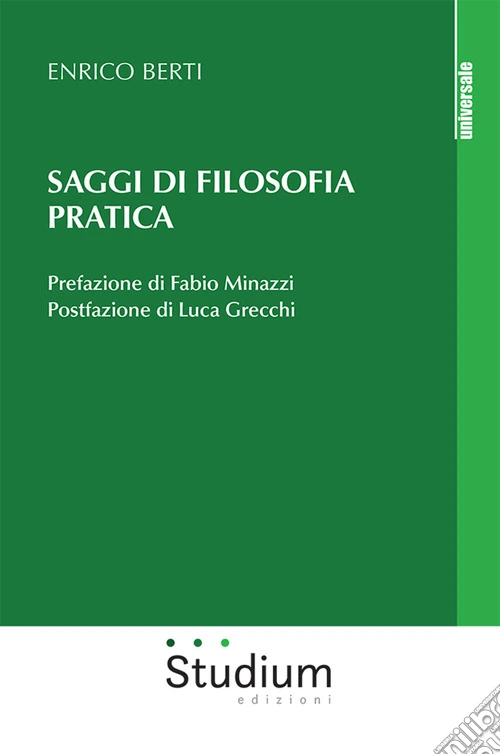 Saggi di filosofia pratica