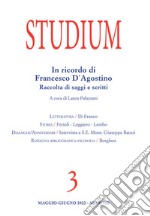 Studium (2022). Vol. 3: In ricordo di Francesco D'Agostino. Raccolta di saggi e scritti libro