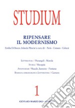 Studium (2023). Vol. 1: Ripensare il modernismo libro