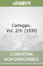 Carteggio. Vol. 2/4: (1930)