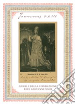 Joannes XXIII. Annali della fondazione Papa Giovanni XXIII Bergamo (2023). Vol. 23 libro