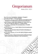 Gregorianum (2024). Vol. 105/1 libro