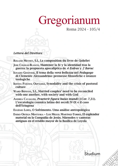 Gregorianum (2024). Vol. 105/3
