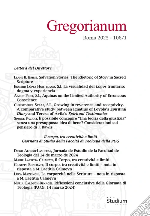 Gregorianum (2025). Vol. 1
