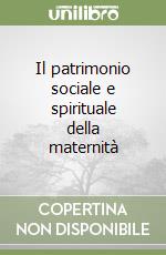 Il patrimonio sociale e spirituale della maternità libro