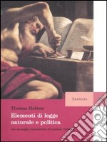 Elementi di legge naturale e politica libro