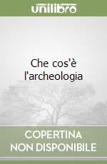 Che cos'è l'archeologia