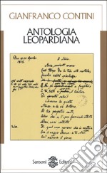 Antologia leopardiana libro