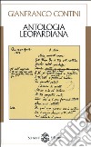 Antologia leopardiana libro