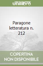 Paragone letteratura n. 212 libro