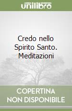 Credo nello Spirito Santo. Meditazioni libro