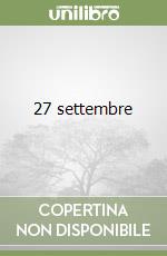 27 settembre libro