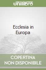 Ecclesia in Europa libro