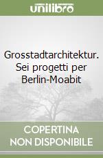 Grosstadtarchitektur. Sei progetti per Berlin-Moabit libro