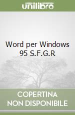 Word per Windows 95 S.F.G.R