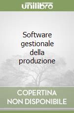 Software gestionale della produzione libro