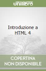 Introduzione a HTML 4