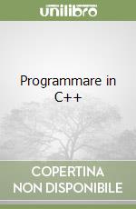 Programmare in C++ libro