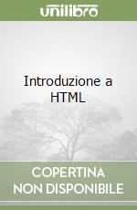 Introduzione a HTML libro