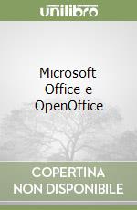 Microsoft Office e OpenOffice libro