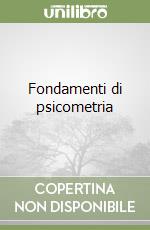 Fondamenti di psicometria libro