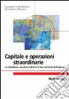 Capitale e operazioni straordinarie libro