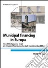 Municipal financing in Europa libro