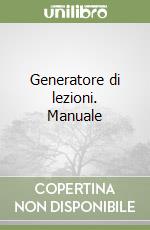 Generatore di lezioni. Manuale