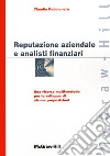 Reputazione aziendale e analisti finanziari libro