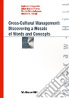 Cross-cultural management: discovering a mosaic of words and concepts libro