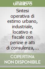 Sintesi operativa di estimo urbano, industriale, locativo e fiscale con perizie e atti di consulenza, studio per la ricerca dei lavori... libro