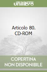 Articolo 80. CD-ROM libro