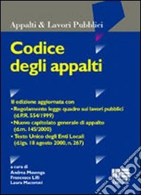 Codice degli appalti libro