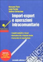 Import-export e operazioni intracomunitarie