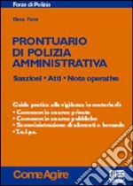 Prontuario di polizia amministrativa libro