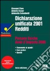 Dichiarazione unificata 2001. Redditi persone fisiche anno d'imposta 2000 libro