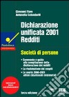 Dichiarazione unificata 2001 redditi. Società di persone libro